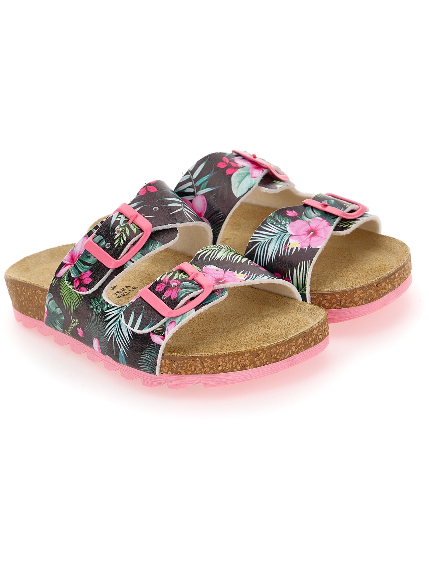 Girls | Jungle Sandals With Double Buckle | Multicolor