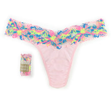 Cotton Low Rise Thong | Pink Multi