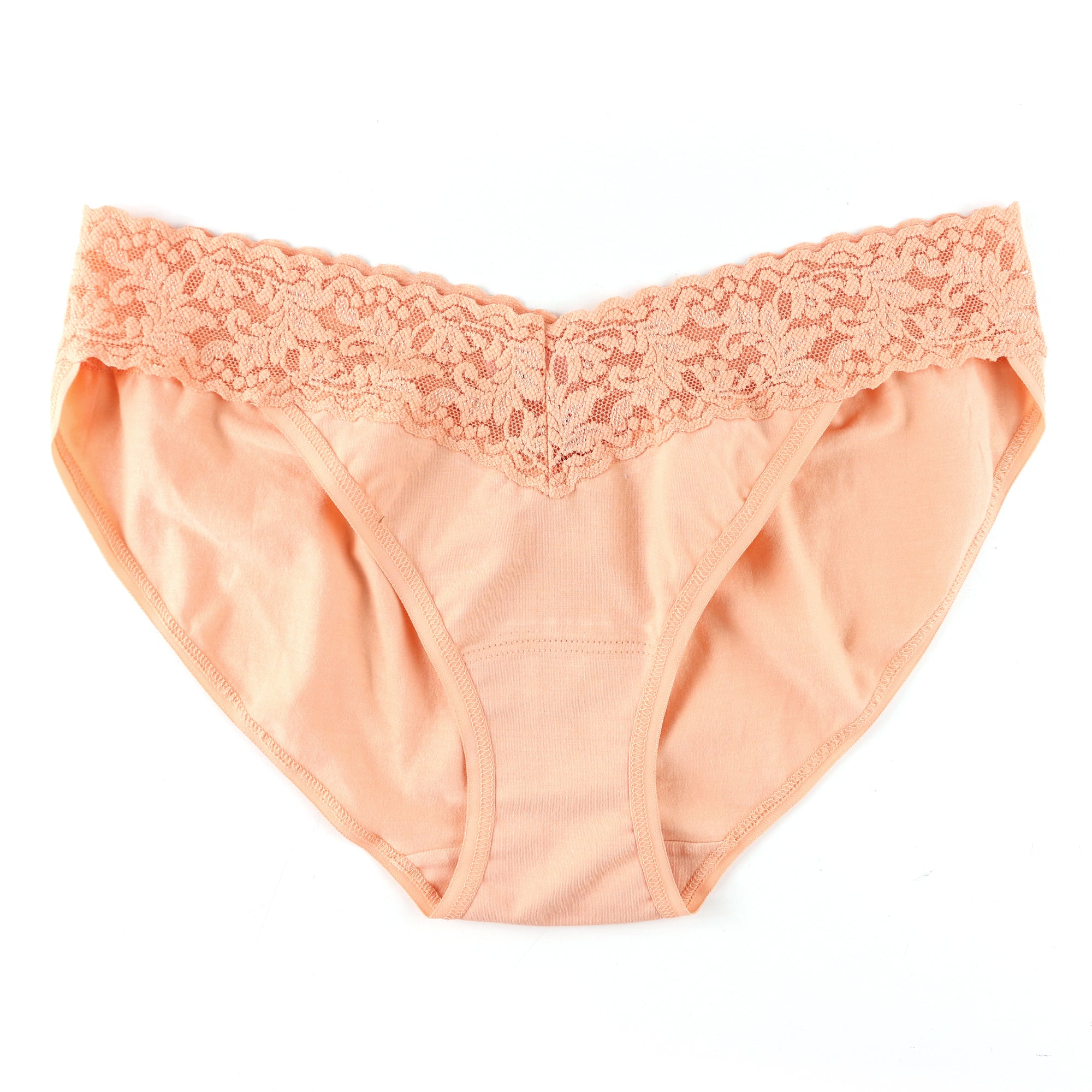 Cotton V-Kini | Apricot Glow