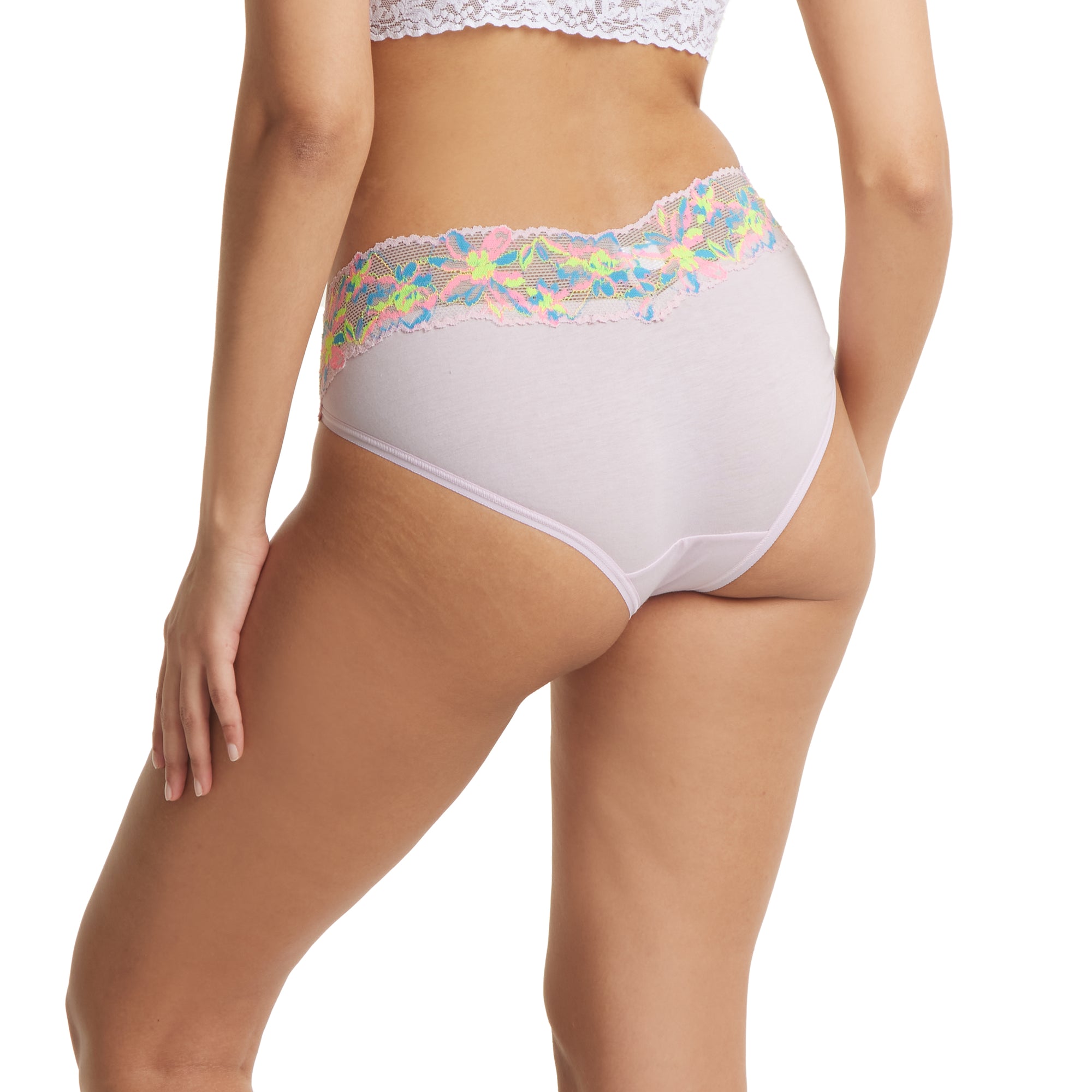 Cotton V-Kini | Pink Multi