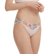 Cotton V-Kini | Island Pink/Lovely Leaves