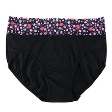 Cotton French Brief | Black/Love Nest