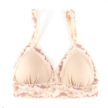 Cotton Padded Bralette | Vanilla-Desert Rose / Chai