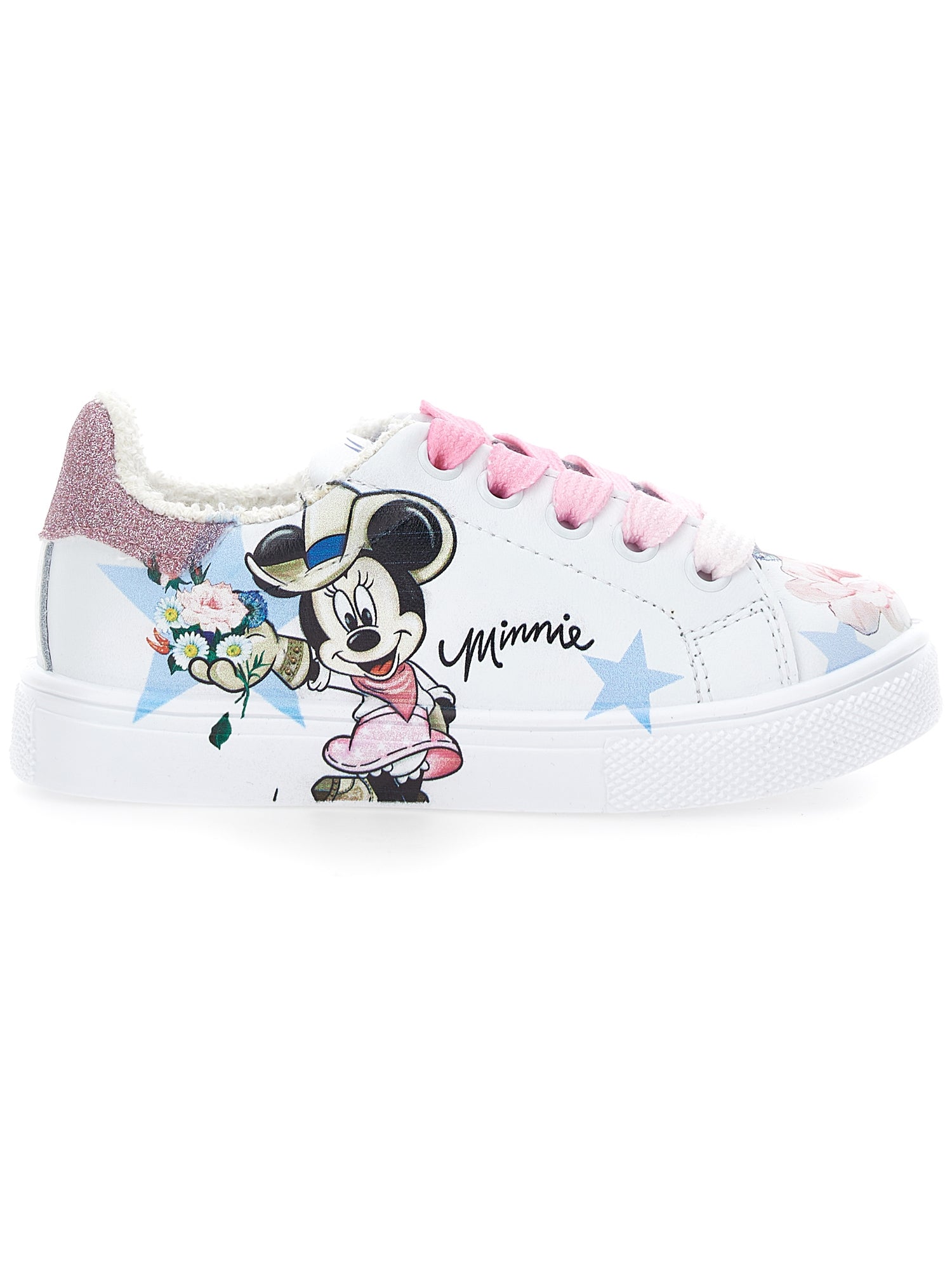 Girls | Minnie Sneakers | White/FairyTale Pink