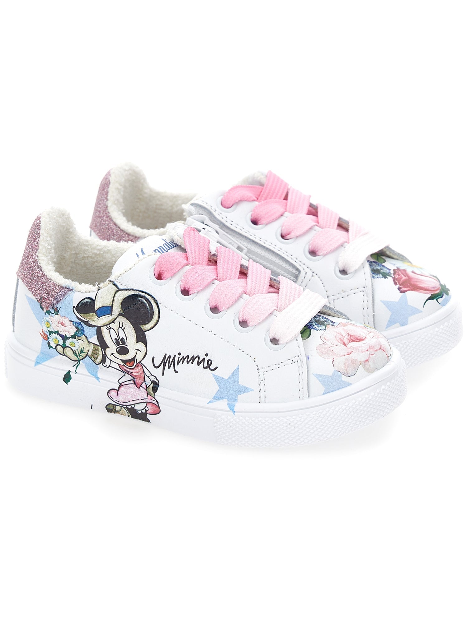 Girls | Minnie Sneakers | White/FairyTale Pink