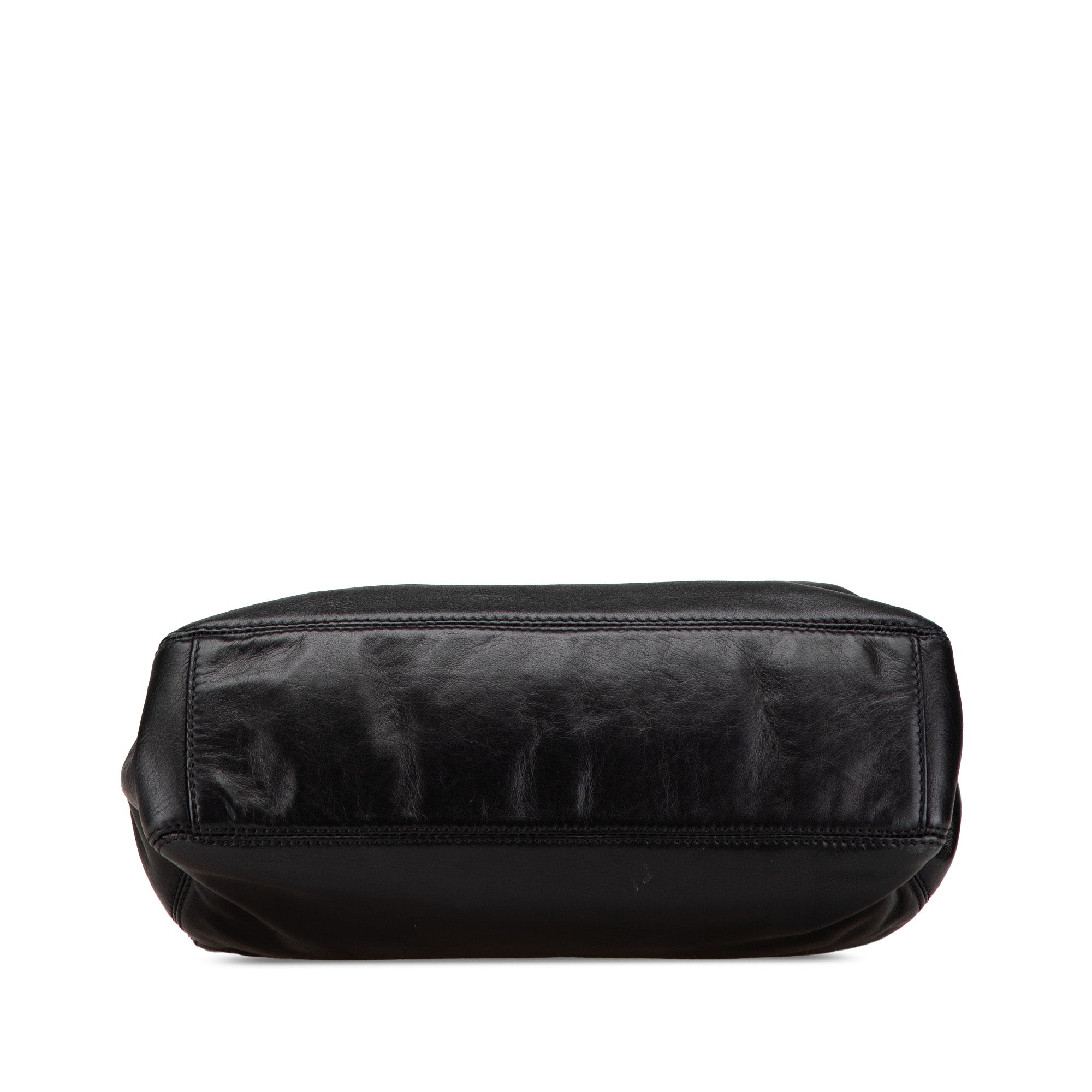 Chanel | Pre-Owned CC Lambskin Tortoise Handle Tote | Black