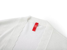 Knit Cardigan with Silk Blend | White