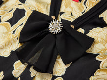 Elegant V-Neck Ribbon Shirt | Yellow