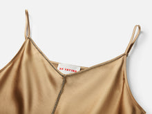 SLIP DRESS | Camel