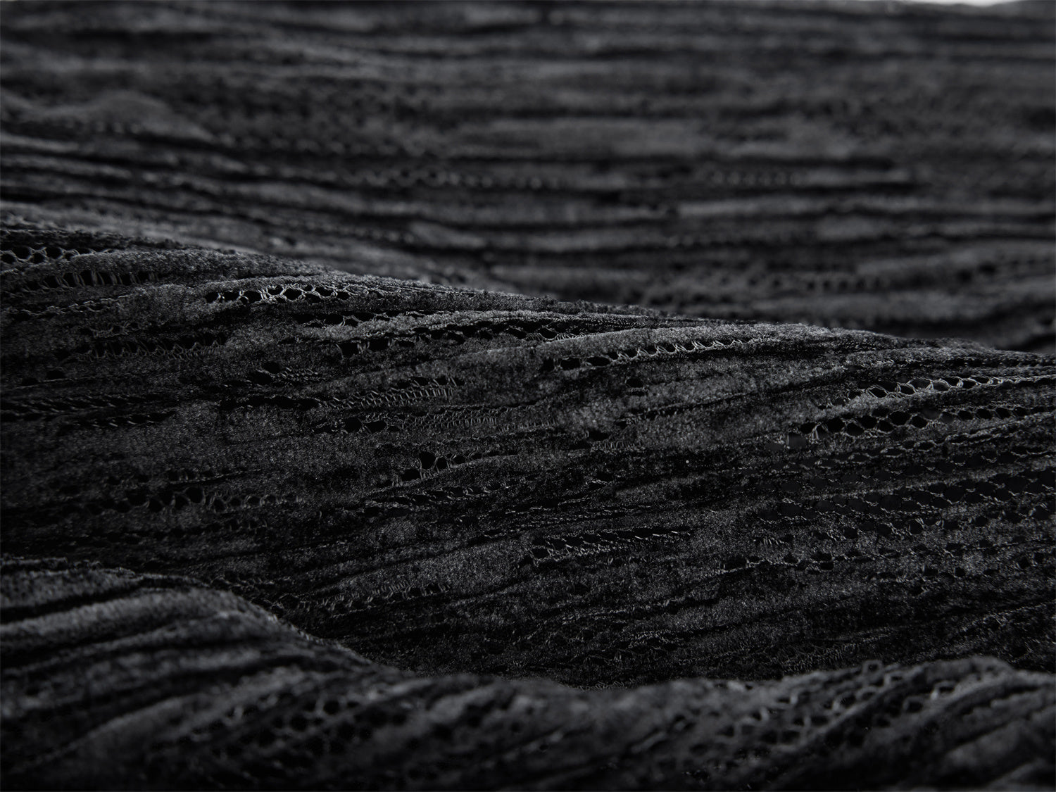 Chinese Style Pleated Little Dress | Black