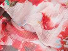 Printed Midi Dress | Red