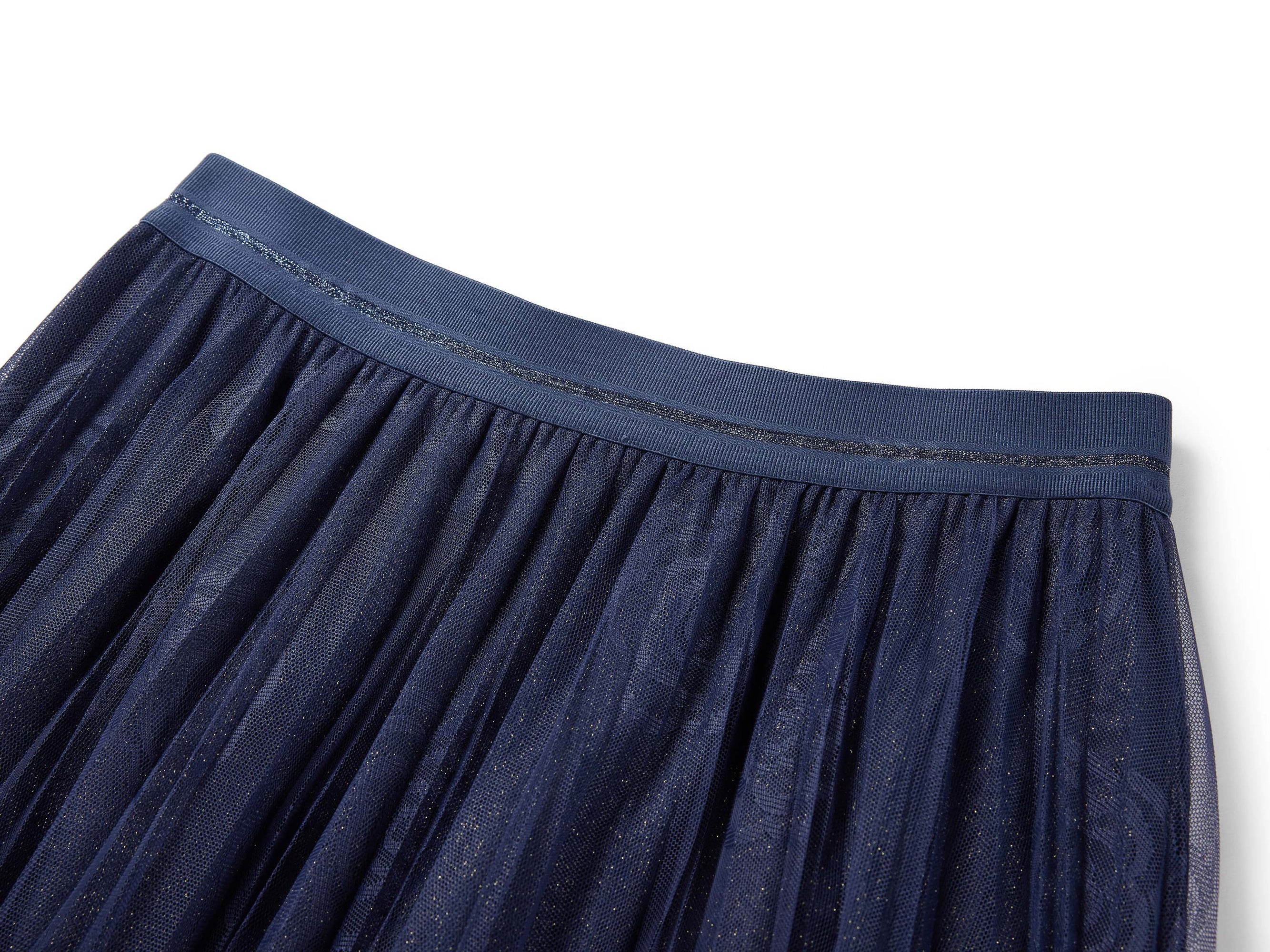 Mesh Skirt | Navy