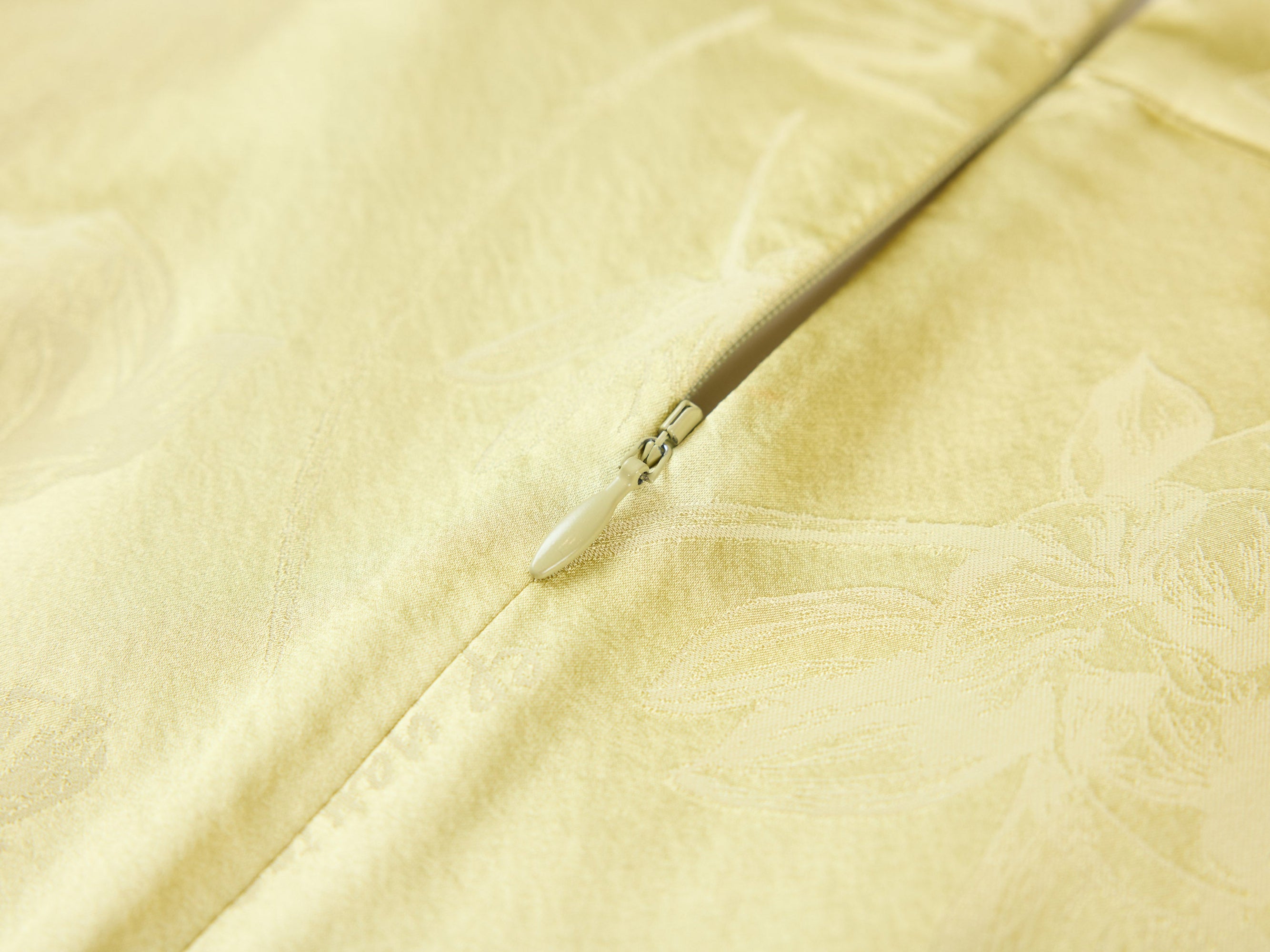 Satin Midi Dress | Yellow