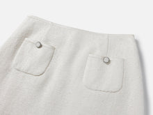 Lace High-Waisted Mini Skirt | White