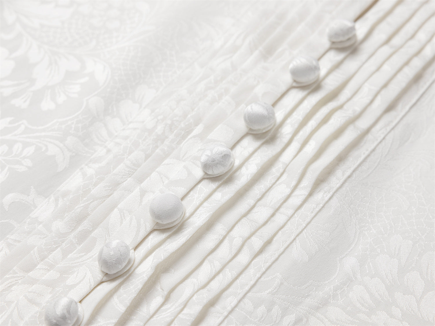 Pleated Blouse | White