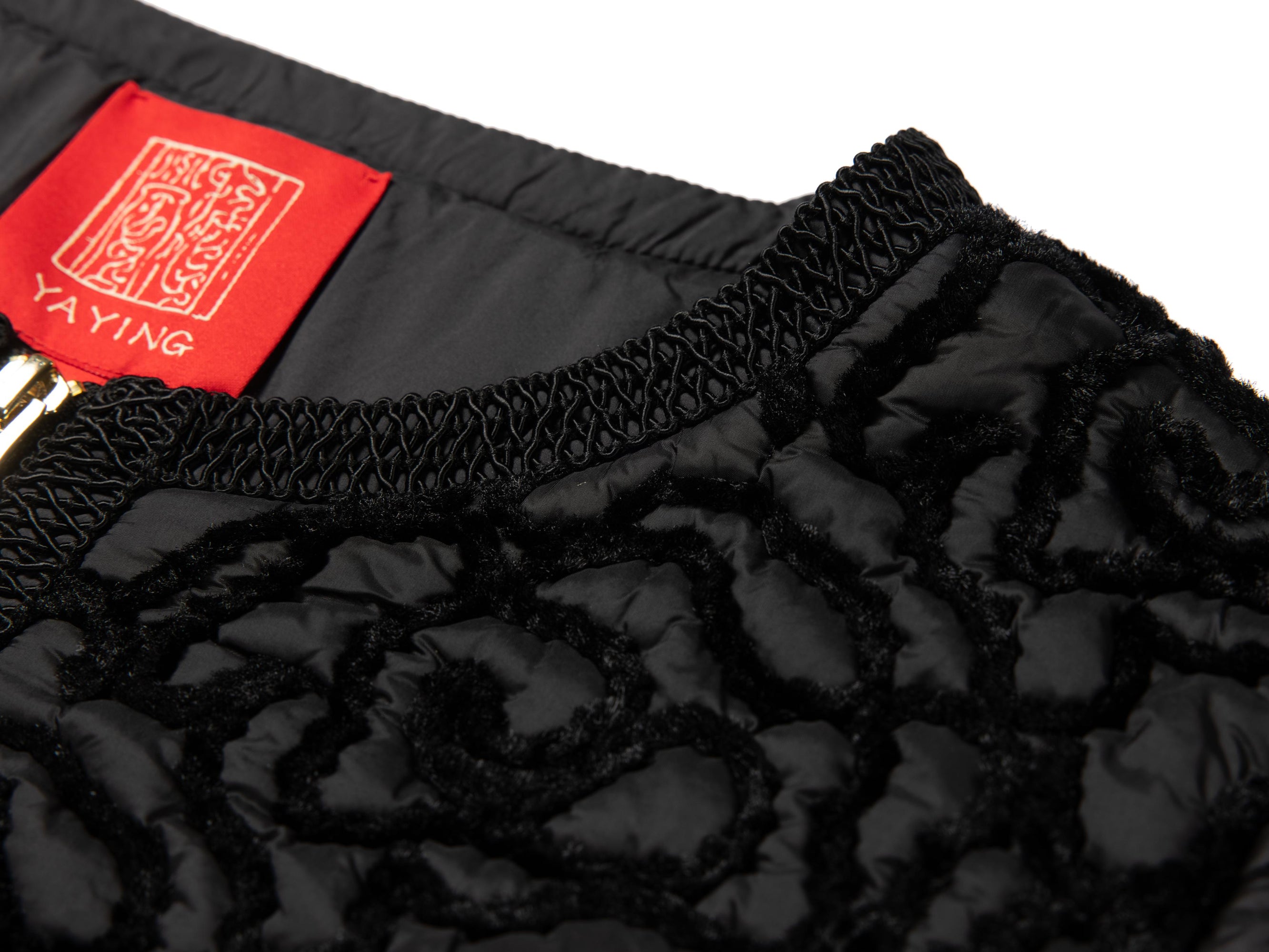 Cropped Quilted Jacket | Black