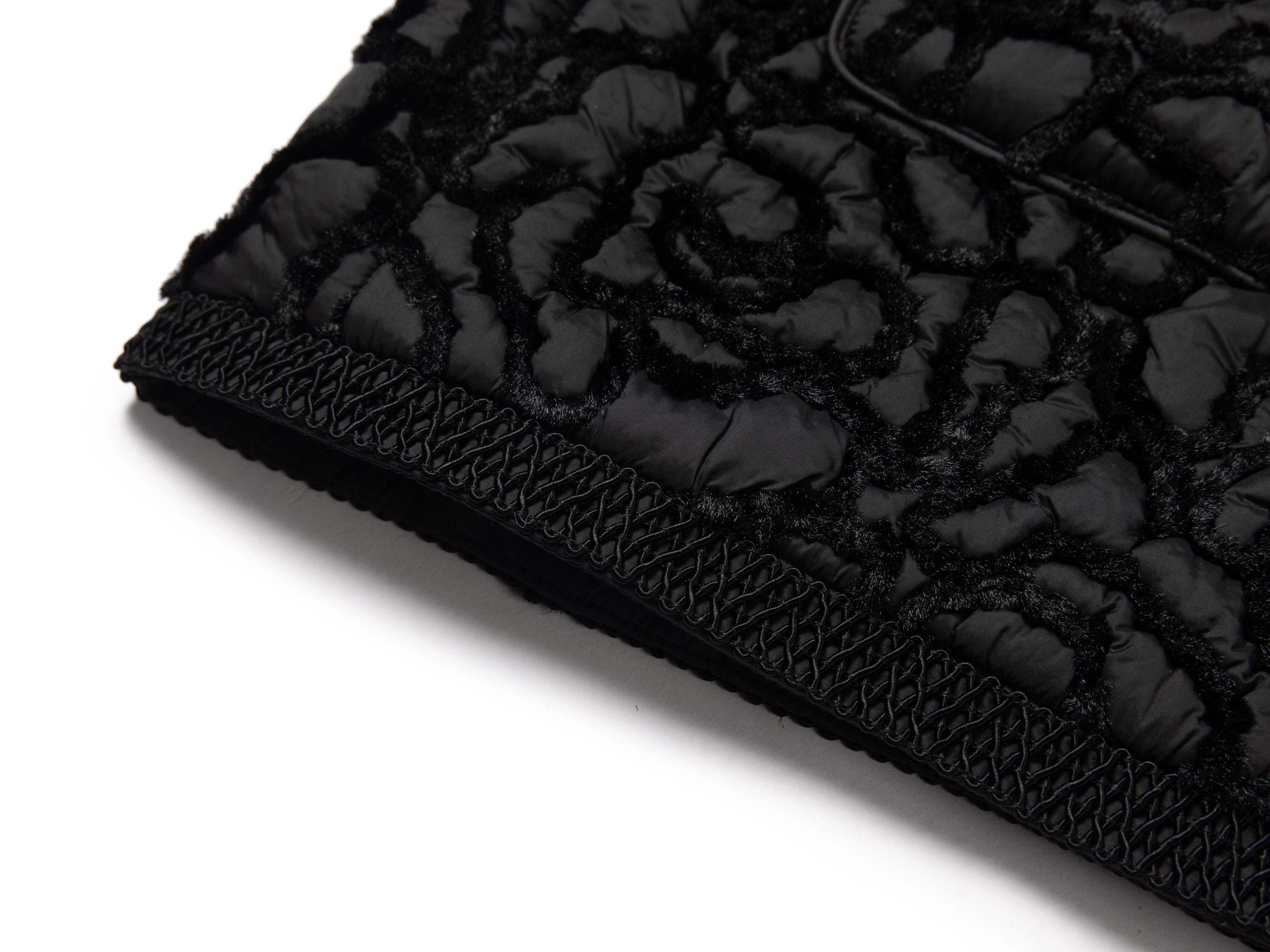 Cropped Quilted Jacket | Black