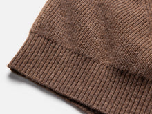 Yak Wool Oversized Knit Sweater | Brown