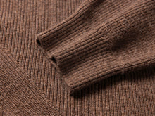 Yak Wool Oversized Knit Sweater | Brown