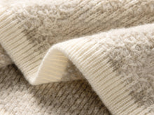 Cashmere Knit Poncho | Camel