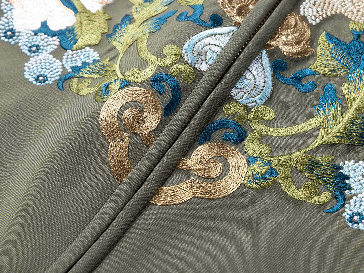 Embroidered Jacket | Green