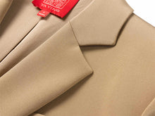 Silk Suit Jacket | Khaki