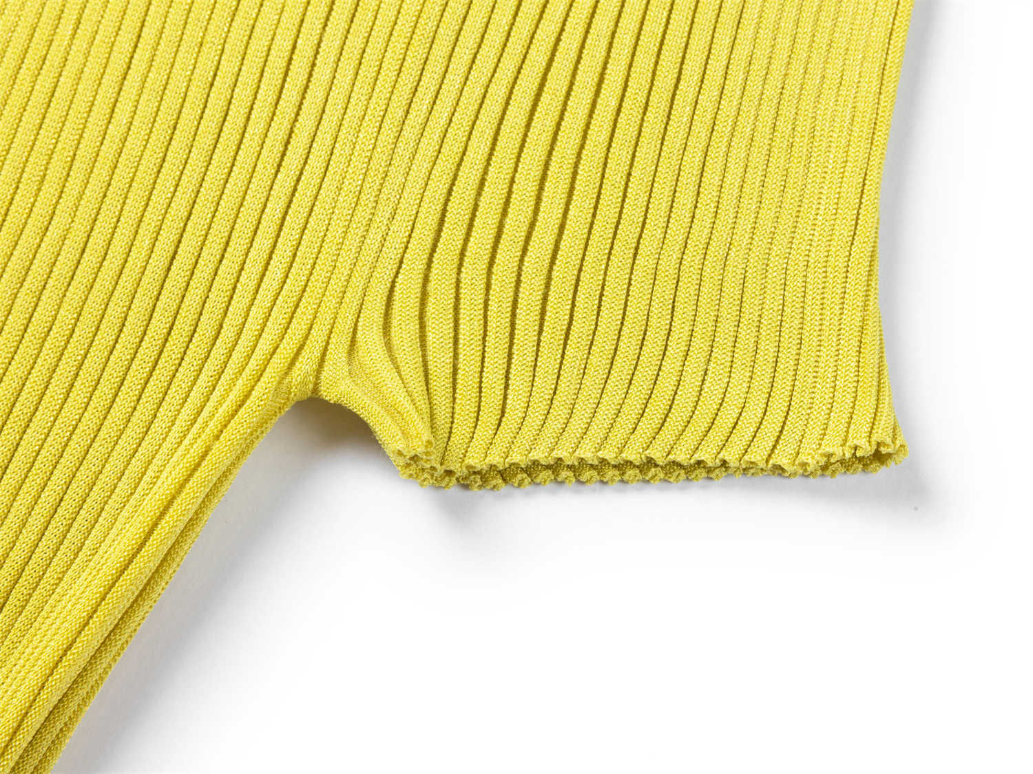 Triacetate Knit Cardigan | Yellow