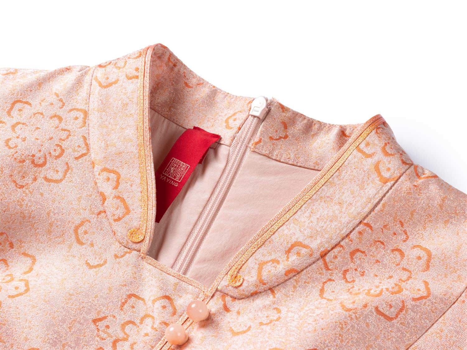 Chinese-style Dress | Orange