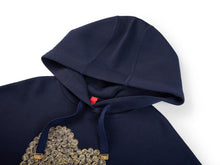 Hoodie with Embroidery | Navy
