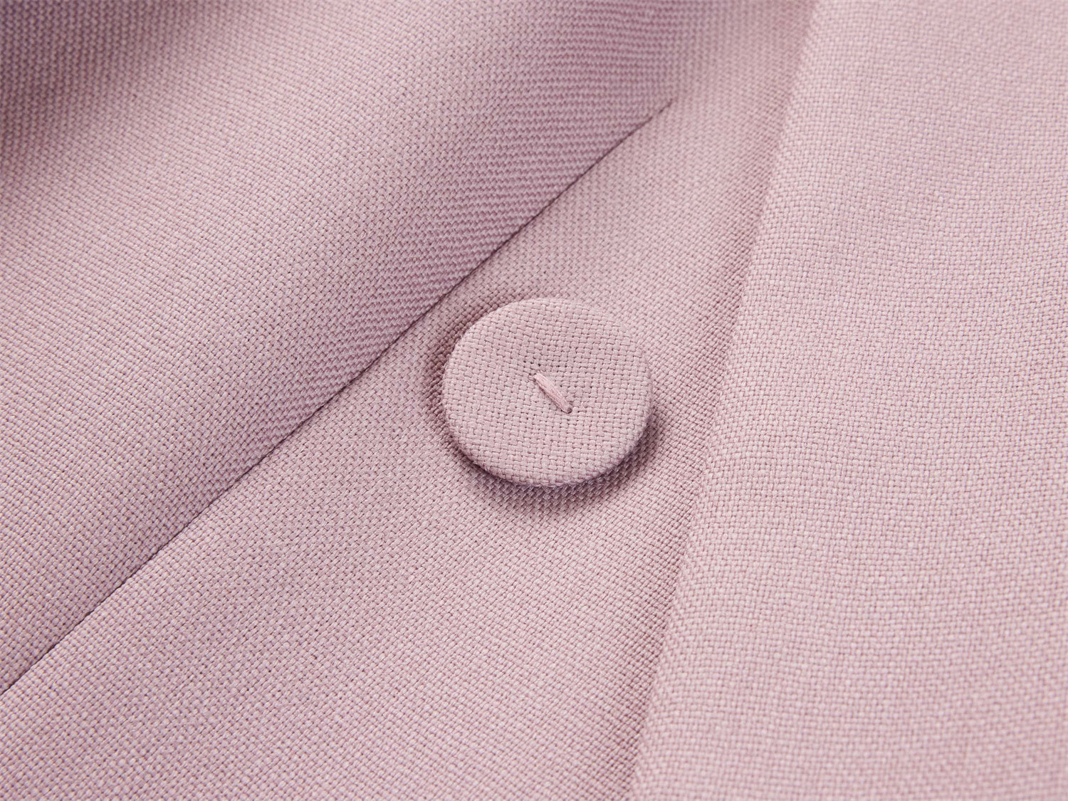 Notched Lapel Double-Breasted Suit Jacket | Purple