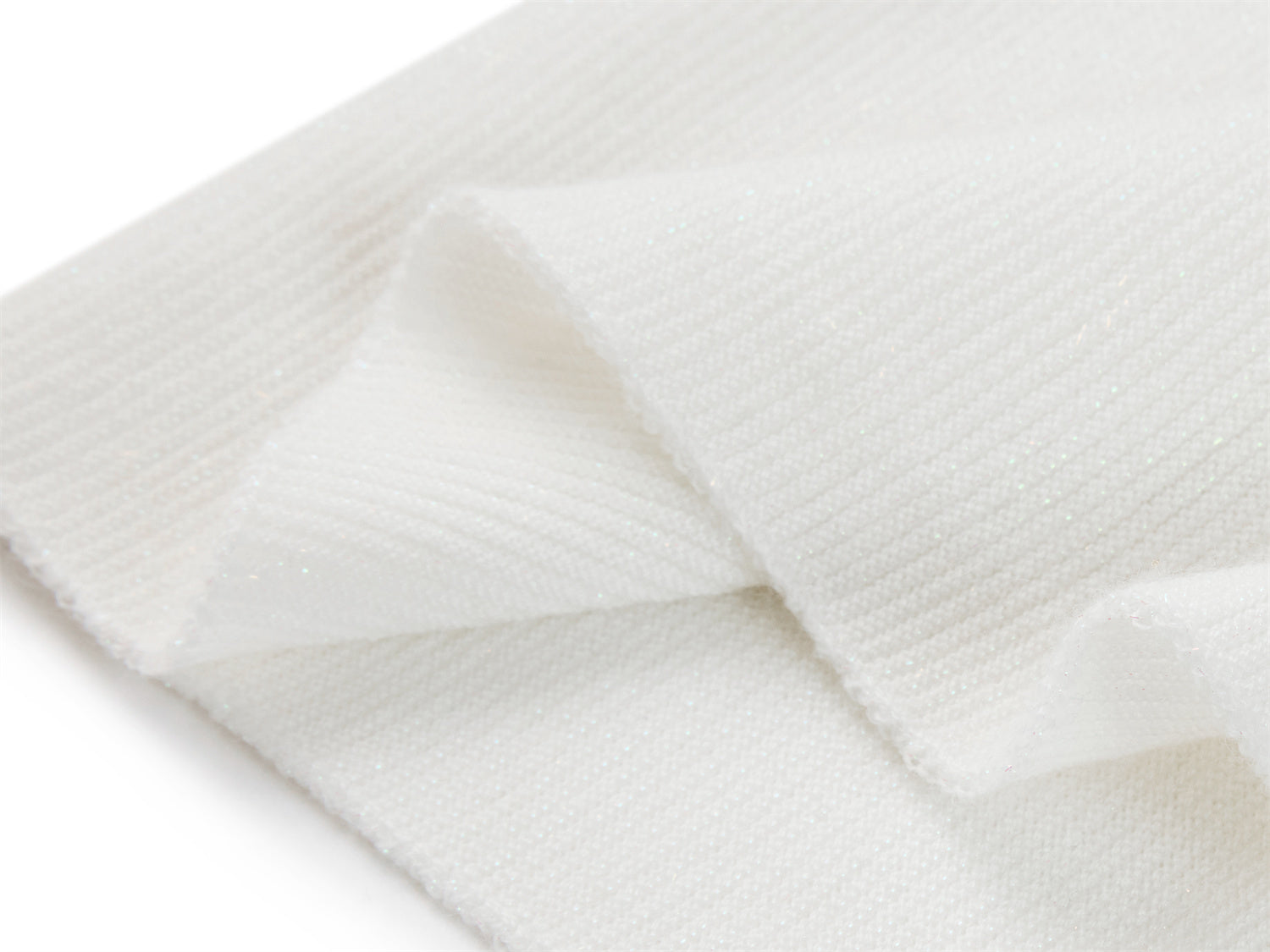 Classic Round-Neck Knitted Base Layer | White