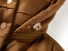 Long Cashmere Down Jacket | Brown