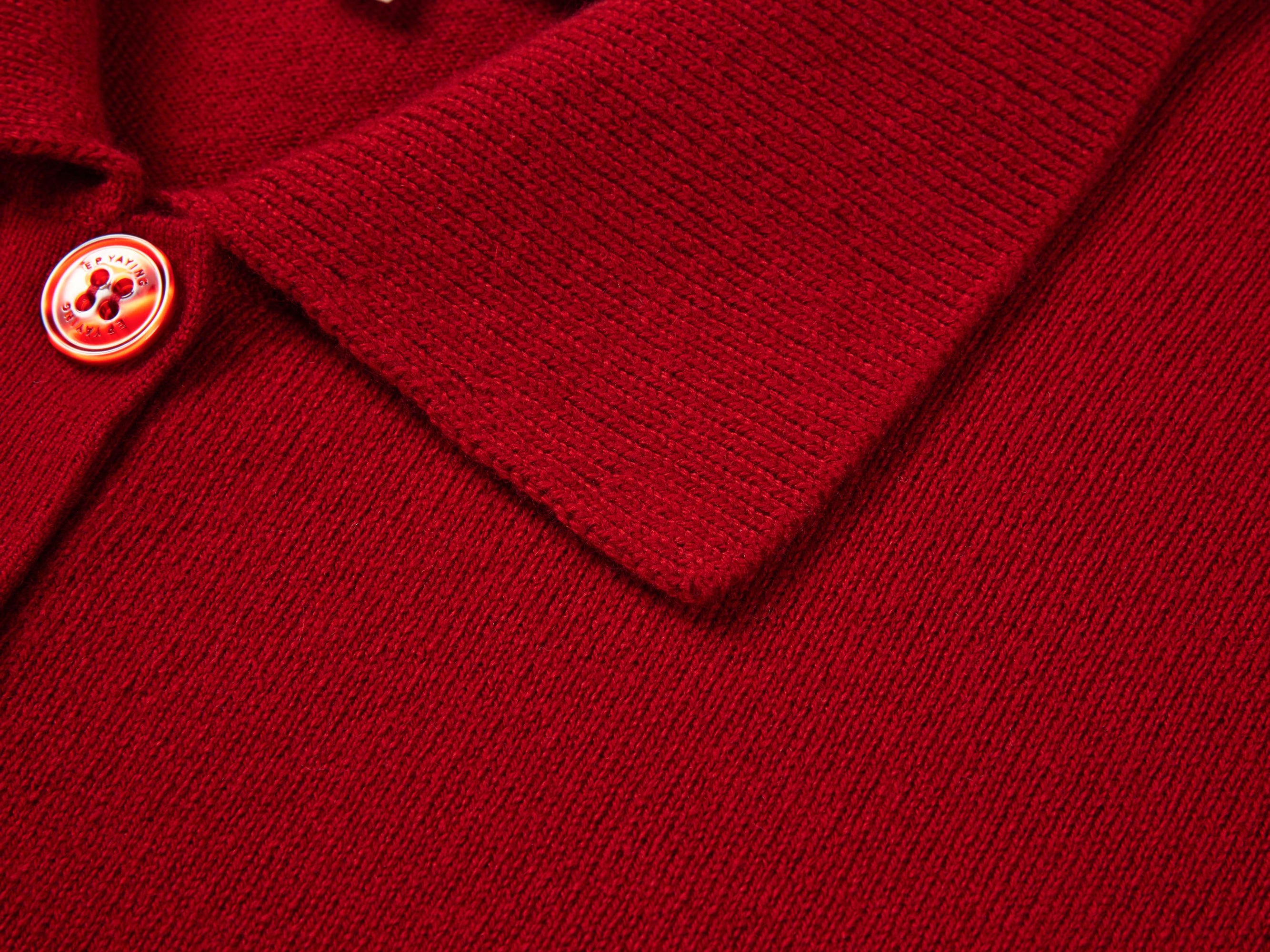 Polo Sweater | Red