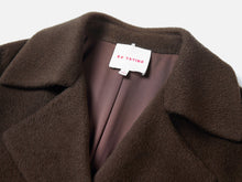 Yak Wool Belted Coat | Brown