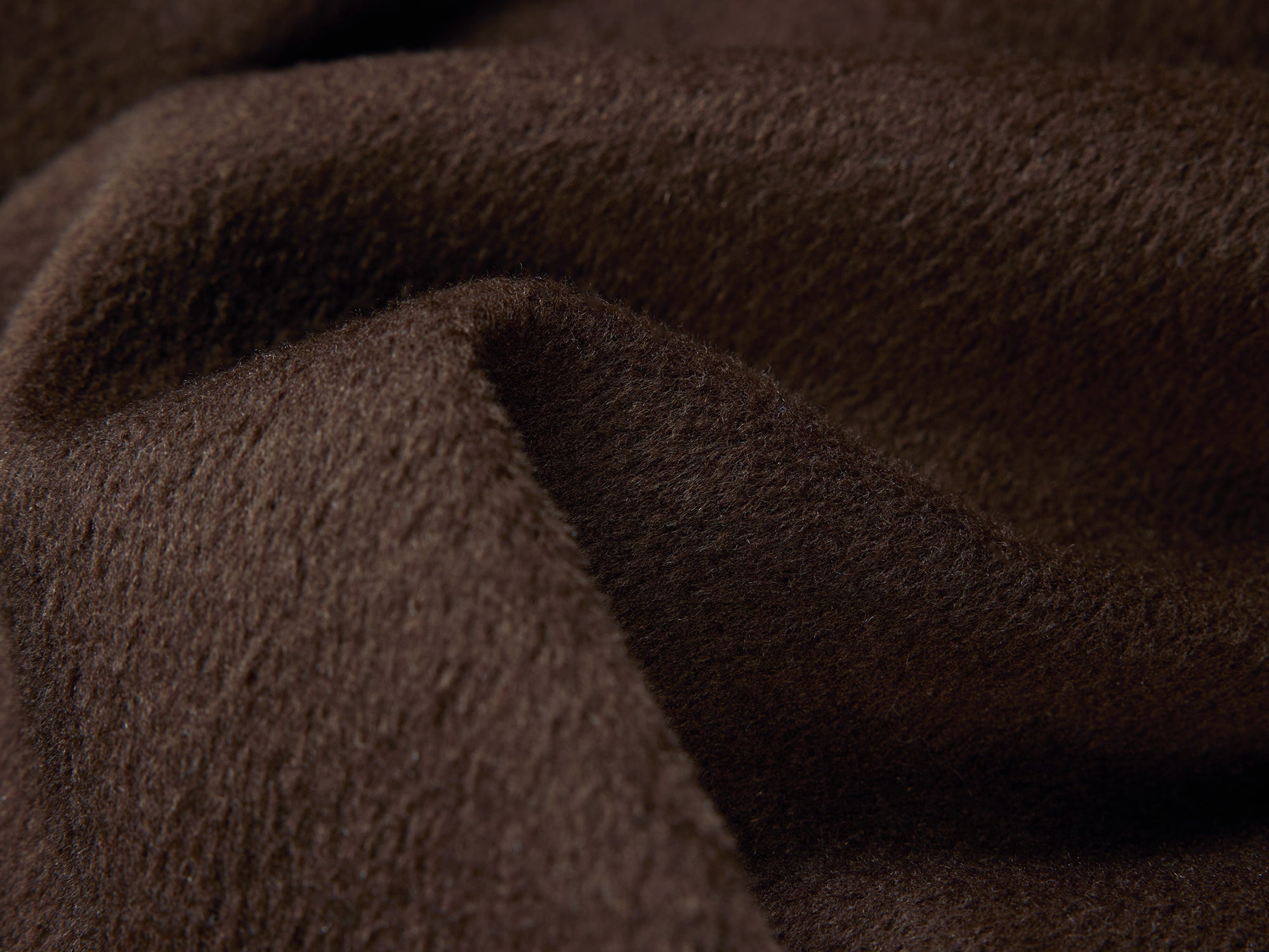 Yak Wool Belted Coat | Brown