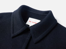 A-Shape Woolen Coat | Black