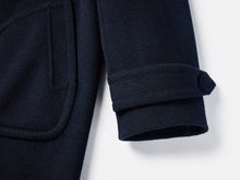 A-Shape Woolen Coat | Black