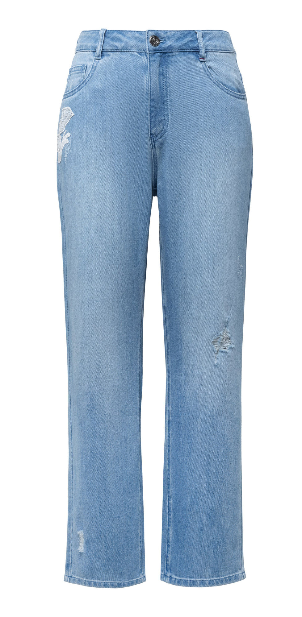 Straight Leg Jeans | Blue