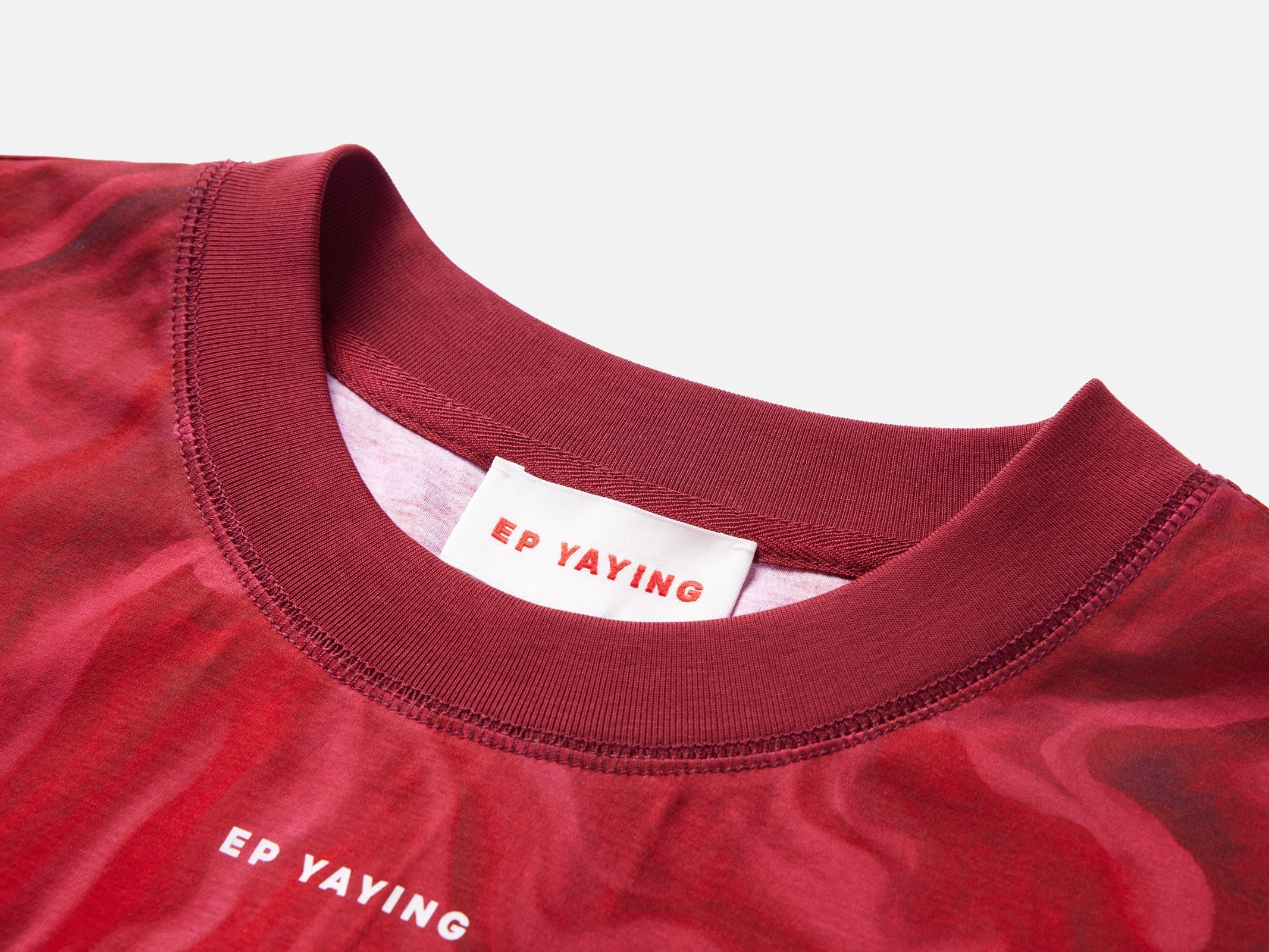 Oversize Casual Short Sleeve T-Shirt | Wine Red