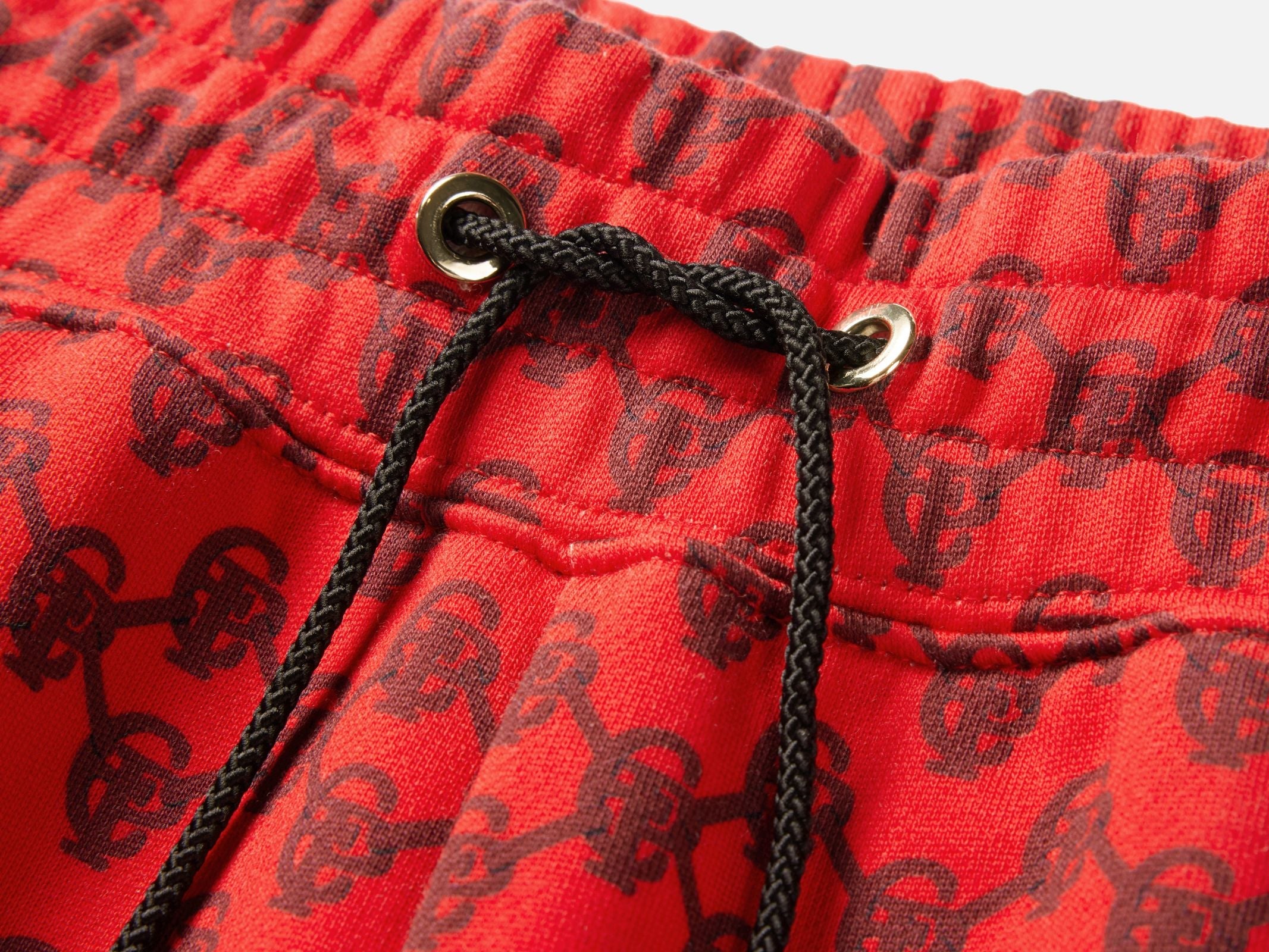 Drawstring Sport Pants | Red