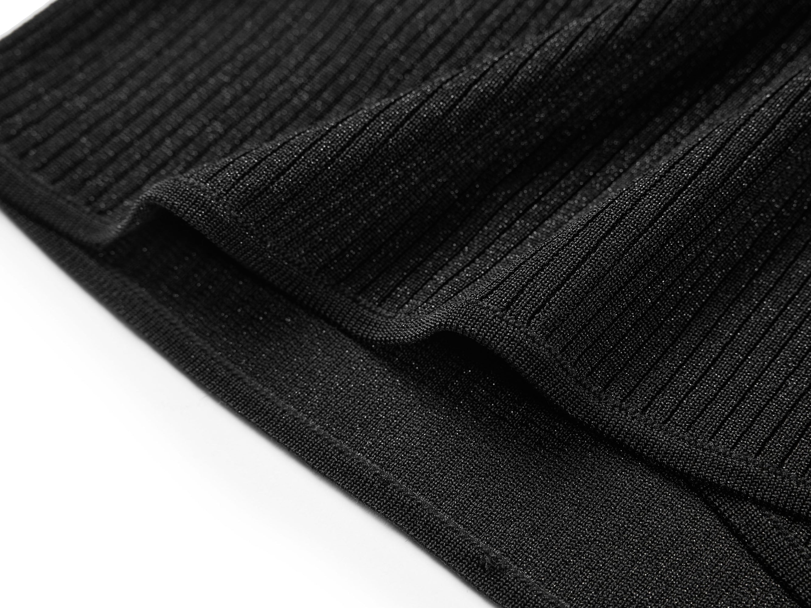 Short Sleeve Knit Top | Black