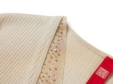 Knit Short Sleeve Top | Beige