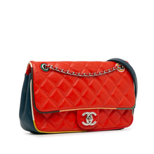 Chanel | Pre-Owned Medium Quilted Lambskin Cuba Color Flap | Red
