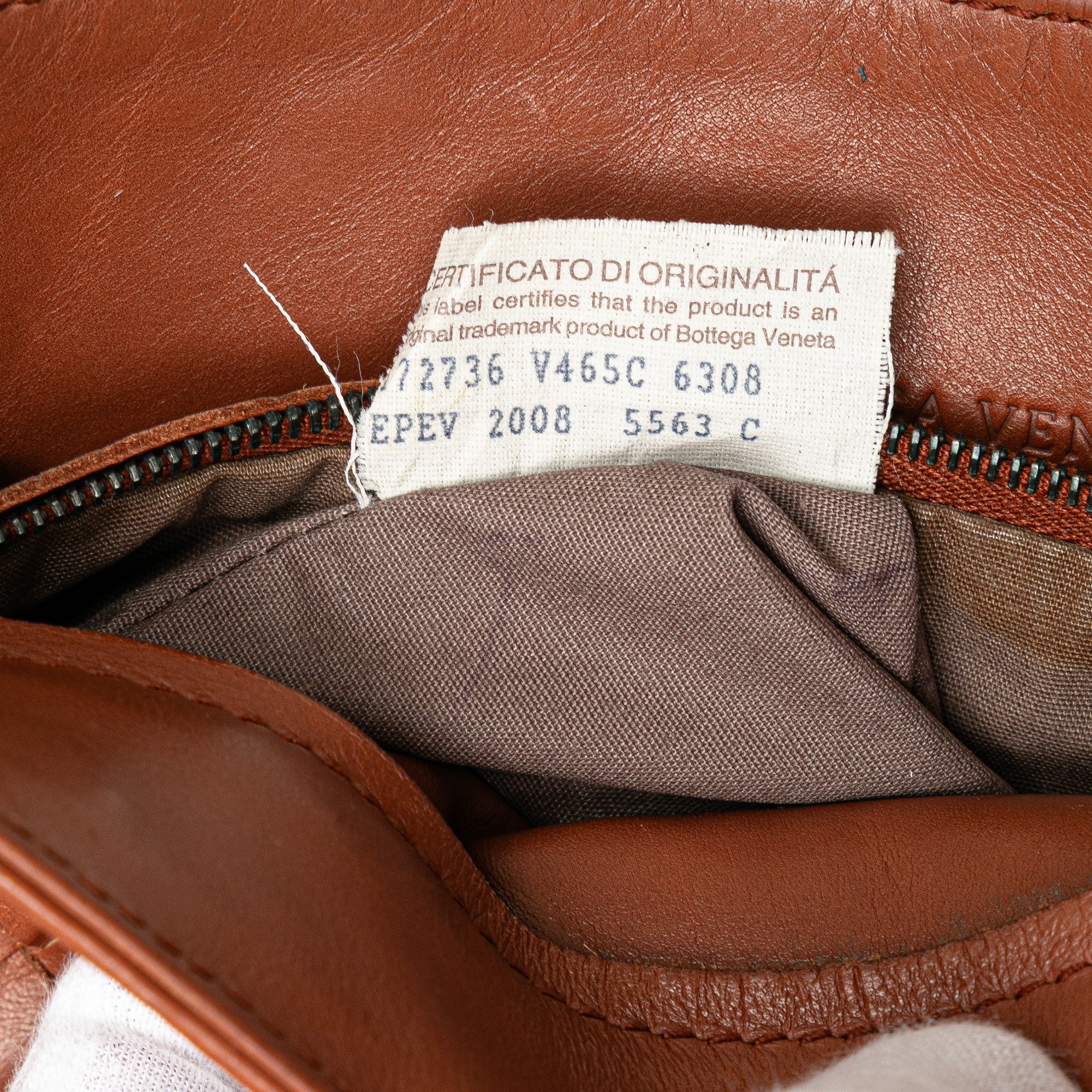 Bottega Veneta | Pre-Owned Leather Intrecciato Crossbody | Brown