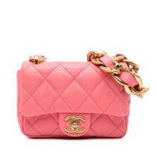 Chanel | Pre-Owned Mini Quilted Lambskin Funky Town Flap - I | Pink