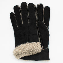 Mens | Shearling Gloves | Black/White
