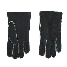 Mens | Shearling Gloves | Black/White