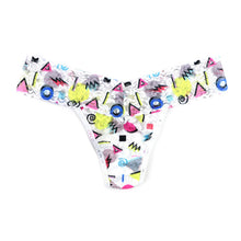Petite Signature Lace Low Rise Thong - III | White/Multi