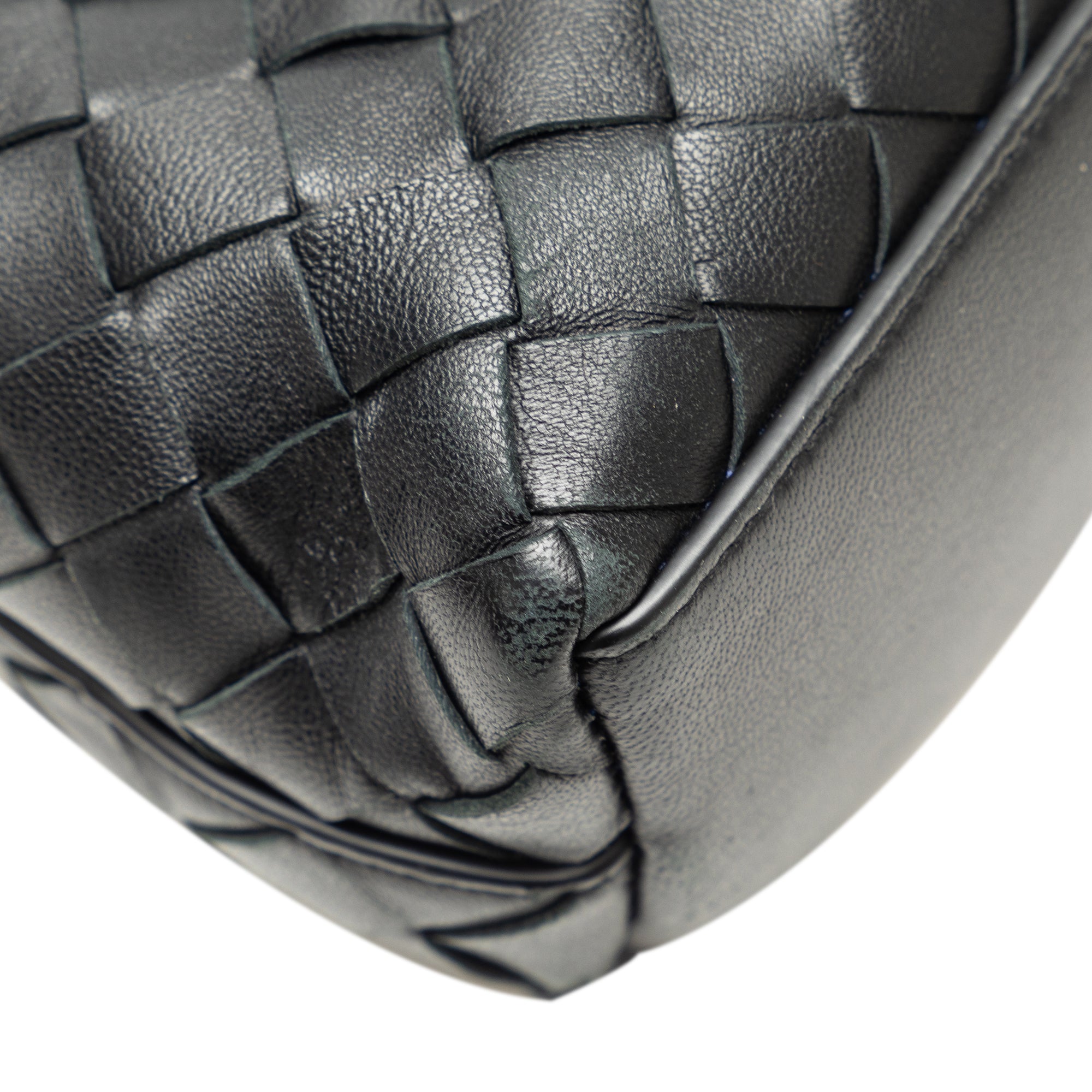 Bottega Veneta | Pre-Owned Intrecciato Nappa Slot North South Tote | Black