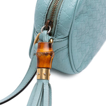 Gucci | Pre-Owned Microguccissima Sunshine Disco Camera Bag | Blue/Light Blue